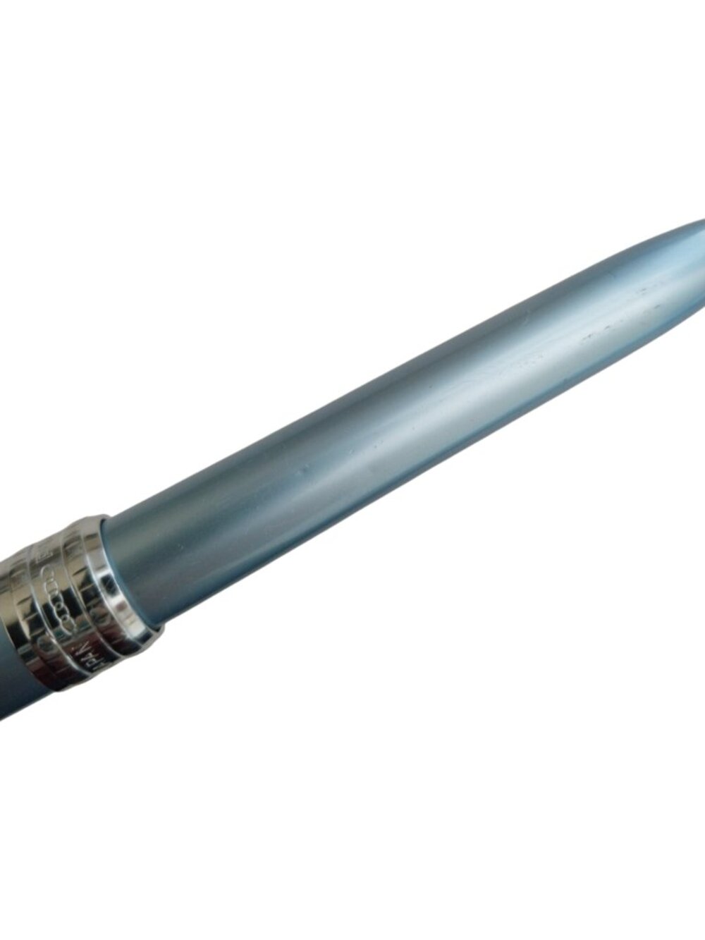 Platinum Plaisir Blue Aluminum Fountain Pen 02 Extra Fine Steel Nib Gently Used - Picture 9 of 14